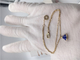 18K Yellow Gold Luxury Jewelry Jewelry Divas Dream Bracelet BR857290 With Lapis Lazuli
