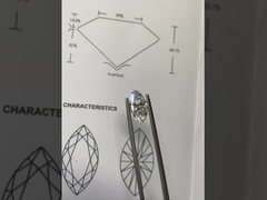 Εργαστηριακό Διαμάντι Marquise VVS-VS Χρώμα D-F Πιστοποιημένο από IGI