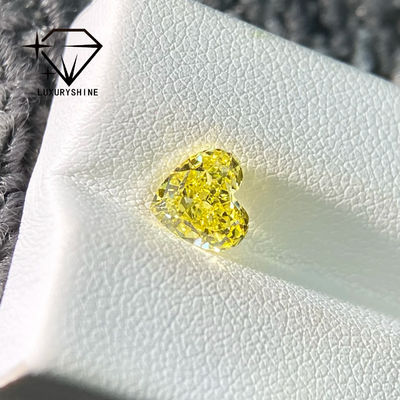 LuxuryShine Pink / Yellow / Green Heart Cut Lab Grown Diamond VVS-VS Real Diamonds & Wedding Jewelry & Customized Jewelry