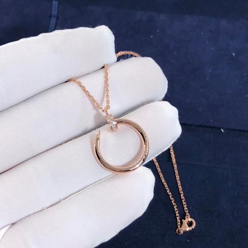 Cartier Juste Un Clou Necklace Real VS Diamonds 18K Gold Necklace