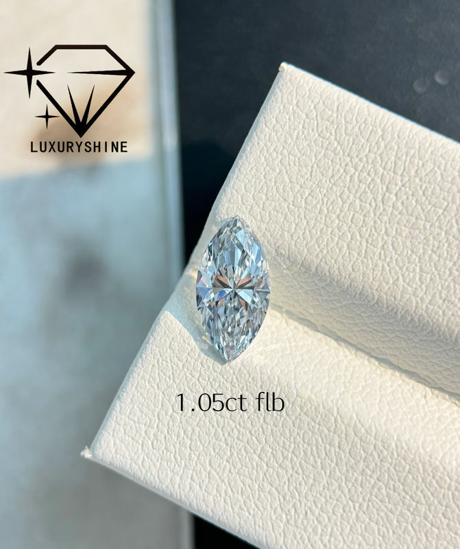 Ποιότητα LuxuryShine VVS2 Σχήματος Μαρκήζας 0.3-15ct Διαμάντι Εργαστηρίου D-F Χρώμα 3EX Κοπής με Πιστοποιητικό IGI Πραγματικό Διαμάντι εργοστάσιο