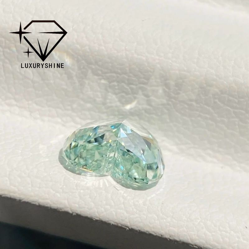 Ποιότητα LuxuryShine Ροζ / Κίτρινο / Πράσινο Εργαστήριο Κόψιμο Καρδιάς Μεγαλωμένο Διαμάντι VVS-VS Αληθινά Διαμάντια & Γάμα Κοσμήματα & Προσαρμοσμένα Κοσμήματα εργοστάσιο