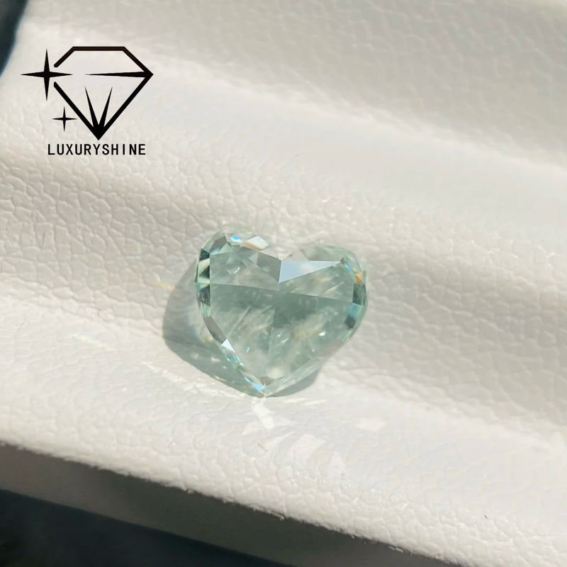 Ποιότητα LuxuryShine Ροζ / Κίτρινο / Πράσινο Εργαστήριο Κόψιμο Καρδιάς Μεγαλωμένο Διαμάντι VVS-VS Αληθινά Διαμάντια & Γάμα Κοσμήματα & Προσαρμοσμένα Κοσμήματα εργοστάσιο
