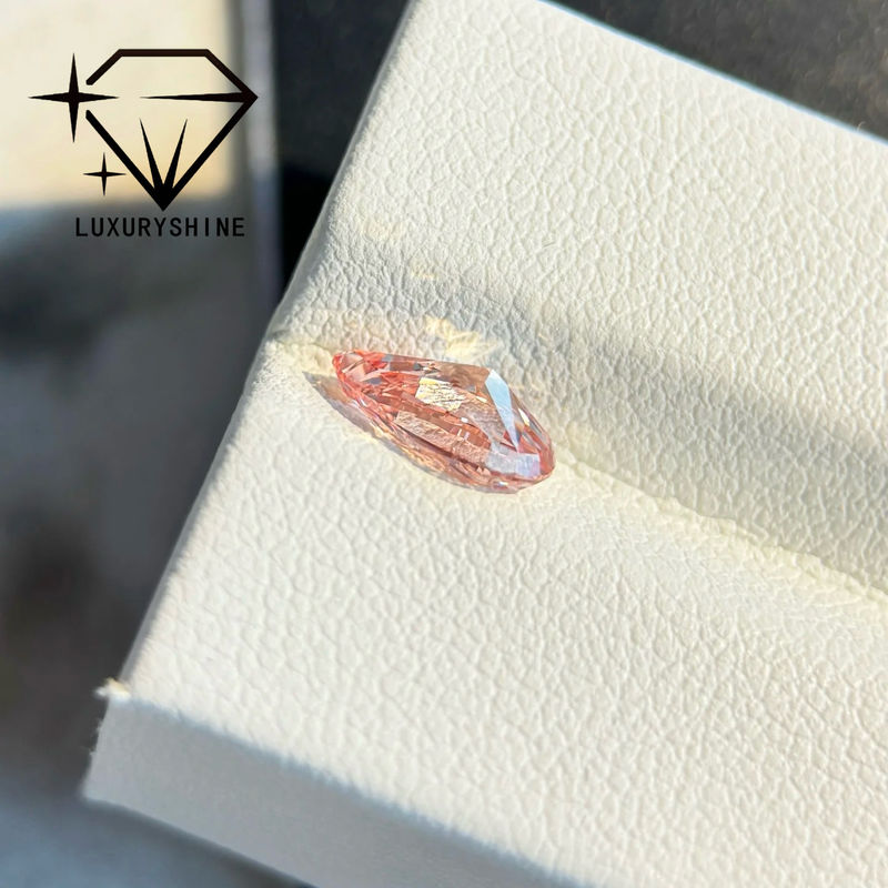 Ποιότητα LuxuryShine 1-15CT Φανταστικό ροζ πεύκο κόψιμο Εργαστήριο Μεγαλωμένο Διαμάντι VVS-VS Χαλαρά Διαμάντια & Γάμα κοσμήματα & εξατομικευμένα κοσμήματα εργοστάσιο