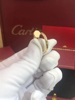 Ποιότητα 18K χρυσός κίτρινος άσπρος δαχτυλιδιών των Η.Ε Clou Juste αυξήθηκε χρυσό ροζ εργοστάσιο