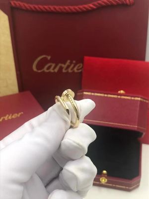 Ποιότητα 18K χρυσός κίτρινος άσπρος δαχτυλιδιών των Η.Ε Clou Juste αυξήθηκε χρυσό ροζ εργοστάσιο