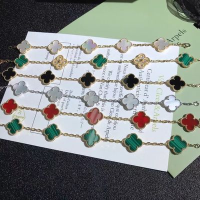Ποιότητα 18K χρυσό εξατομικευμένο τρύγος χρυσό Bracelets Van Cleef & Arpels εργοστάσιο