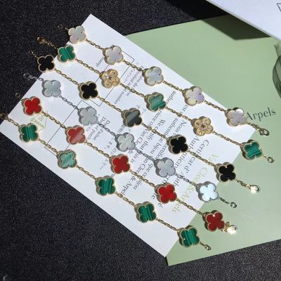 Ποιότητα 18K χρυσό εξατομικευμένο τρύγος χρυσό Bracelets Van Cleef & Arpels εργοστάσιο