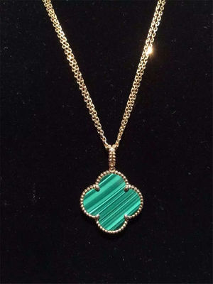 Ποιότητα Alhambra κοσμήματος κοριτσιών 18K χρυσό μαγικό μακρύ περιδέραιο 1 μοτίβο VCARO3MG00 εργοστάσιο