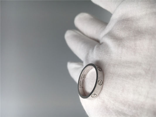 Ποιότητα 18K άσπρη γαμήλια ζώνη B4085100 αγάπης κοσμήματος πολυτέλειας χρυσή χωρίς διαμάντι εργοστάσιο