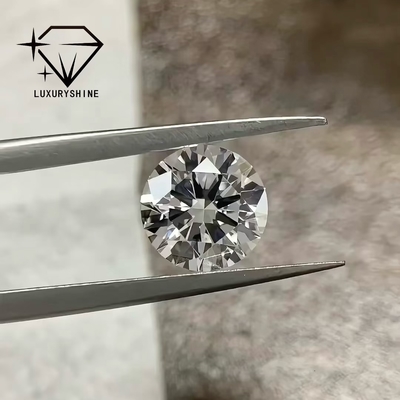 LuxuryShine 100% Αληθινό Διαμάντι D-F Χρώμα VVS2 Λευκό Στρογγυλό Σχήμα Εξαιρετική Κόψη Εργαστήριο Μεγάλωσαν Διαμάντια Με Πιστοποιητικό IGI