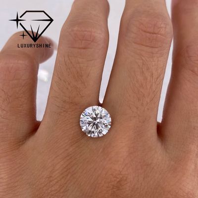 Ποιότητα LuxuryShine VS2 Στρογγυλό Σχήμα Εργαστηριακό Διαμάντι 1CT 2CT 3CT 4CT 5CT D-F Χρώμα λευκό διαμάντι Με Πιστοποιητικό IGI εργοστάσιο