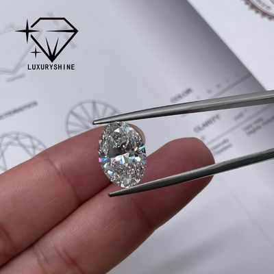 Ποιότητα LuxuryShine 0.1-10CT VVS2 Εργαστηριακά καλλιεργημένο διαμάντι D-F Χρώμα Λευκό Οβάλ Εξαιρετική κοπή με πιστοποιητικό IGI 3EX Κοπτόμενες πέτρες από την LuxuryShine εργοστάσιο