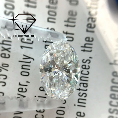 Ποιότητα LuxuryShine 0.1-10CT VS2 Εργαστηριακά καλλιεργημένο διαμάντι D-F Χρώμα Λευκό οβάλ Εξαιρετική κοπή Με Πιστοποιητικό IGI εργοστάσιο