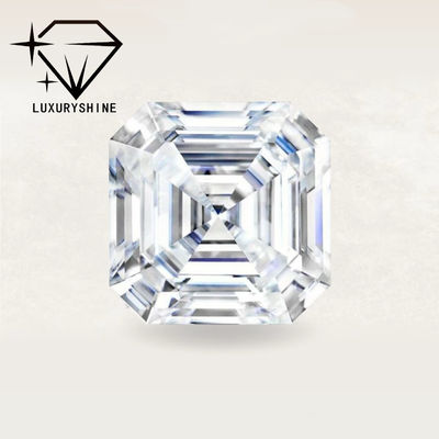 Ποιότητα LuxuryShine VVS-VS Διαμάντι σχήματος Asscher εργαστηρίου 0.1-10CT D-F Color λευκό διαμάντι με πιστοποιητικό IGI 3EX Cut Stones εργοστάσιο