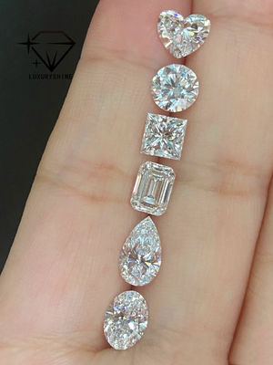 Ποιότητα LuxuryShine VVS-VS Διαμάντι σχήματος Asscher εργαστηρίου 0.1-10CT D-F Color λευκό διαμάντι με πιστοποιητικό IGI 3EX Cut Stones εργοστάσιο