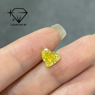 Ποιότητα LuxuryShine Ροζ / Κίτρινο / Πράσινο Εργαστήριο Κόψιμο Καρδιάς Μεγαλωμένο Διαμάντι VVS-VS Αληθινά Διαμάντια & Γάμα Κοσμήματα & Προσαρμοσμένα Κοσμήματα εργοστάσιο