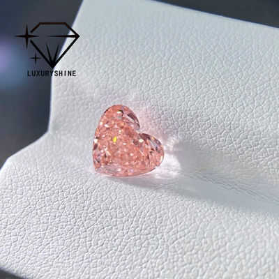 Ποιότητα LuxuryShine Ροζ / Κίτρινο / Πράσινο Εργαστήριο Κόψιμο Καρδιάς Μεγαλωμένο Διαμάντι VVS-VS Αληθινά Διαμάντια & Γάμα Κοσμήματα & Προσαρμοσμένα Κοσμήματα εργοστάσιο