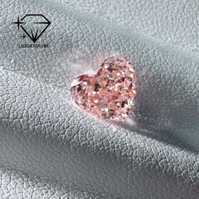 Ποιότητα LuxuryShine Ροζ / Κίτρινο / Πράσινο Εργαστήριο Κόψιμο Καρδιάς Μεγαλωμένο Διαμάντι VVS-VS Αληθινά Διαμάντια & Γάμα Κοσμήματα & Προσαρμοσμένα Κοσμήματα εργοστάσιο