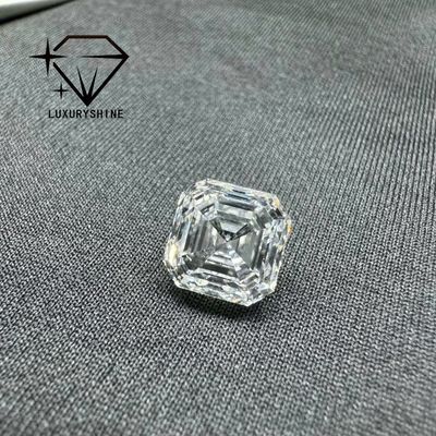 Ποιότητα LuxuryShine VVS-VS 0.1-10CT Asscher Shape Lab Μεγαλωμένο Διαμάντι D-F Χρώμα λευκό διαμάντι Με Πιστοποιητικό IGI 3EX Σκοπή πέτρες εργοστάσιο