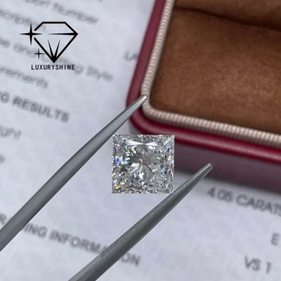 Ποιότητα Διαμάντια Γάμου Χονδρικής LuxuryShine Princess Cut Lab Grown Diamond D-F Color VVS-VS Με Πιστοποιητικό IGI Excellent Cut εργοστάσιο