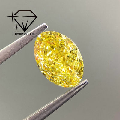 Ποιότητα LuxuryShine VVS-VS Fancy Yellow/Light Yellow/Fancy Intense/Vivid Yellow Διαμάντι Εργαστηρίου 1CT 2CT 3CT 4CT 5CT Οβάλ Εξαιρετικής Κοπής Με Πιστοποιητικό & Προσαρμοσμένα κοσμήματα εργοστάσιο