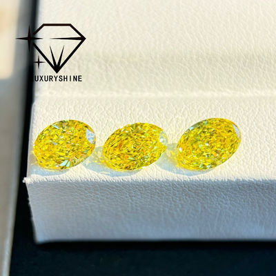 Ποιότητα LuxuryShine VVS-VS Fancy Yellow/Light Yellow/Fancy Intense/Vivid Yellow Διαμάντι Εργαστηρίου 1CT 2CT 3CT 4CT 5CT Οβάλ Εξαιρετικής Κοπής Με Πιστοποιητικό & Προσαρμοσμένα κοσμήματα εργοστάσιο