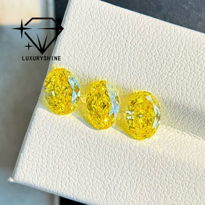 Ποιότητα LuxuryShine VVS-VS Fancy Yellow/Light Yellow/Fancy Intense/Vivid Yellow Διαμάντι Εργαστηρίου 1CT 2CT 3CT 4CT 5CT Οβάλ Εξαιρετικής Κοπής Με Πιστοποιητικό & Προσαρμοσμένα κοσμήματα εργοστάσιο