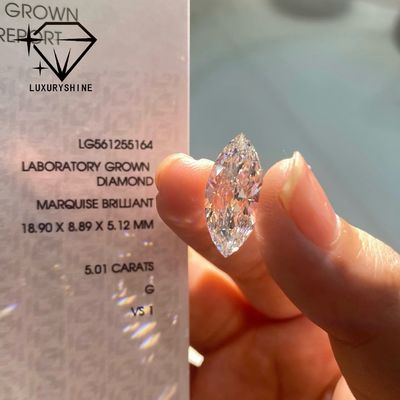 Ποιότητα Εργαστηριακό Διαμάντι Marquise VVS-VS Χρώμα D-F Πιστοποιημένο από IGI εργοστάσιο