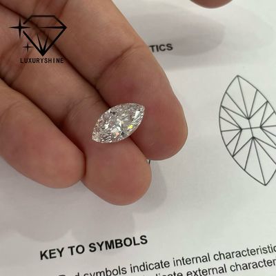 Ποιότητα Εργαστηριακό Διαμάντι Marquise VVS-VS Χρώμα D-F Πιστοποιημένο από IGI εργοστάσιο