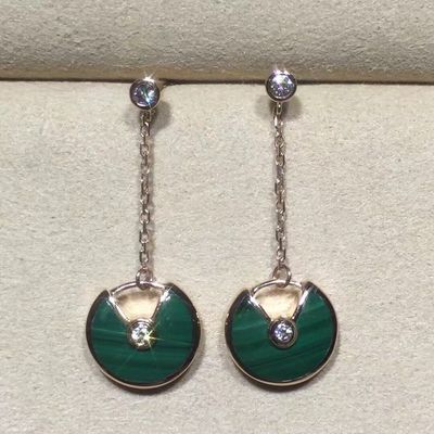 Ποιότητα Amulette de Earrings Personalized χρυσός κίτρινος/ρόδινος/άσπρος χρυσός κοσμήματος 18k εργοστάσιο