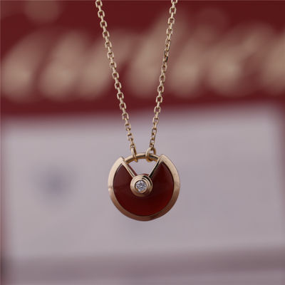 Ποιότητα Πρότυπο κίτρινο Gold Amulette de Necklace With διαμάντι λάού λάζουλι λάπις λάζουλι Xs εργοστάσιο