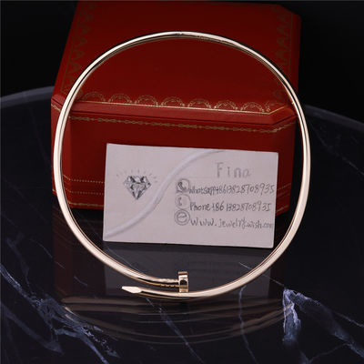 Ποιότητα Καρφί CHocker περιδεραίων των Η.Ε Clou Juste κοσμήματος στον κίτρινο χρυσό 18K εργοστάσιο