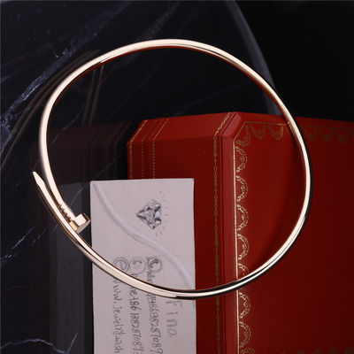 Ποιότητα Καρφί CHocker περιδεραίων των Η.Ε Clou Juste κοσμήματος στον κίτρινο χρυσό 18K εργοστάσιο